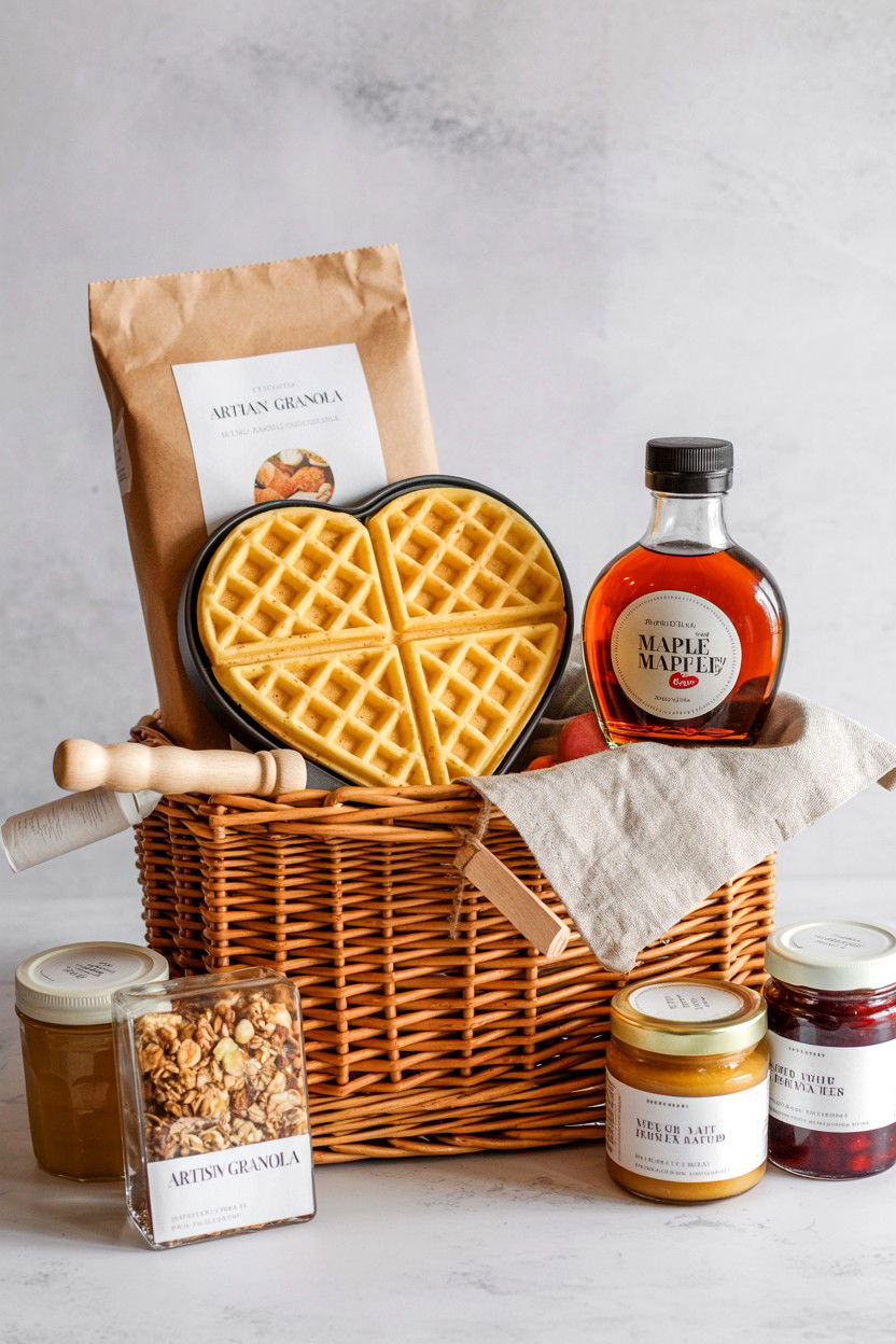Breakfast Gift Basket - 25 Valentine's Day Luxury Gift Basket Ideas