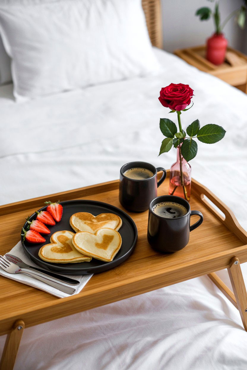 Breakfast In Bed - 25 Valentine's Day Ideas for Homebodies