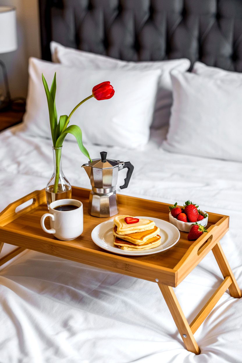 Breakfast In Bed - 25 Valentine's Day Ideas for Parents