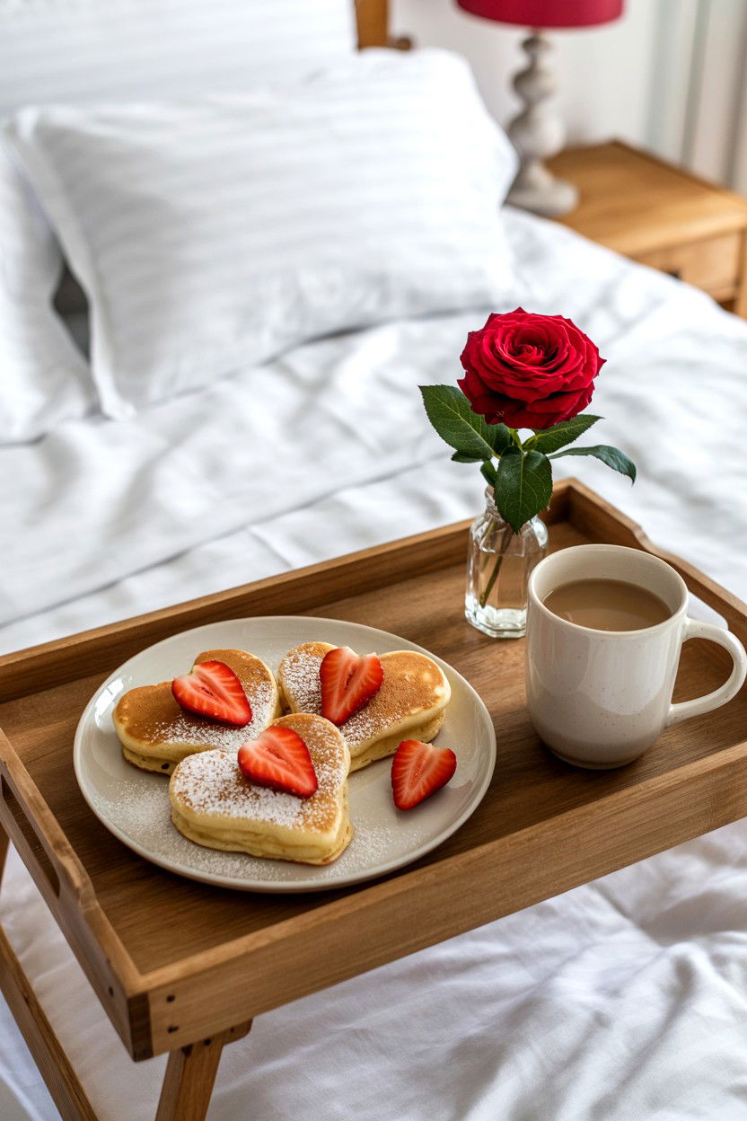 Breakfast In Bed - 25 Valentine's Day Surprise Ideas for Wife