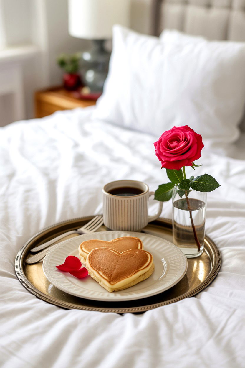 Breakfast In Bed - 25 Cheap Valentine's Day Romantic Ideas