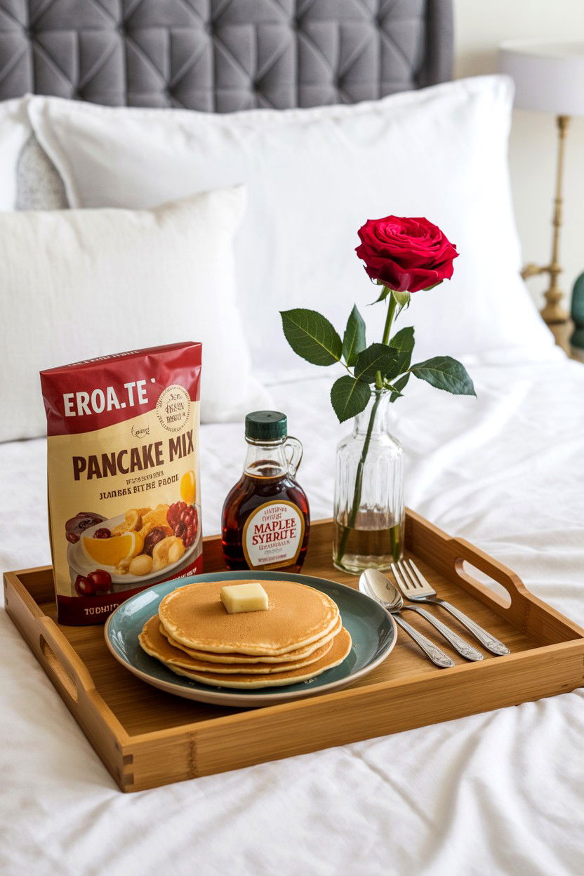 Breakfast In Bed Gift Basket - 25 Valentine's Day Cozy Gift Basket Ideas