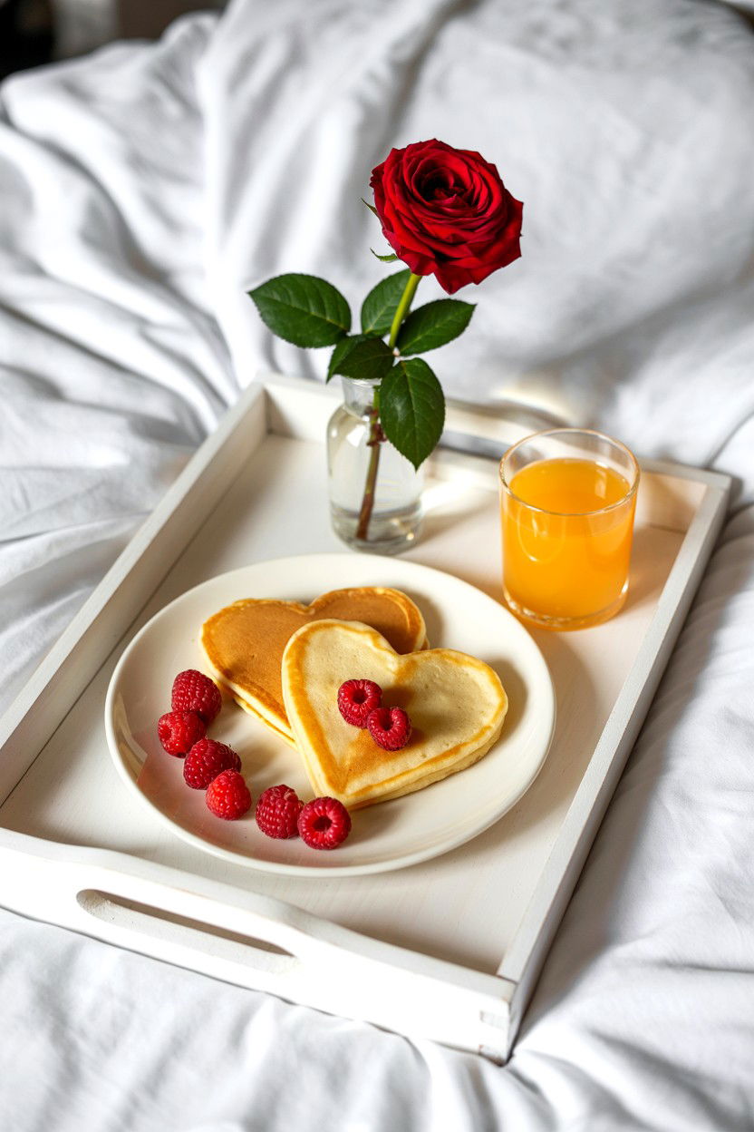 Breakfast In Bed Tray - 25 Valentine's Day Ideas for Foodies