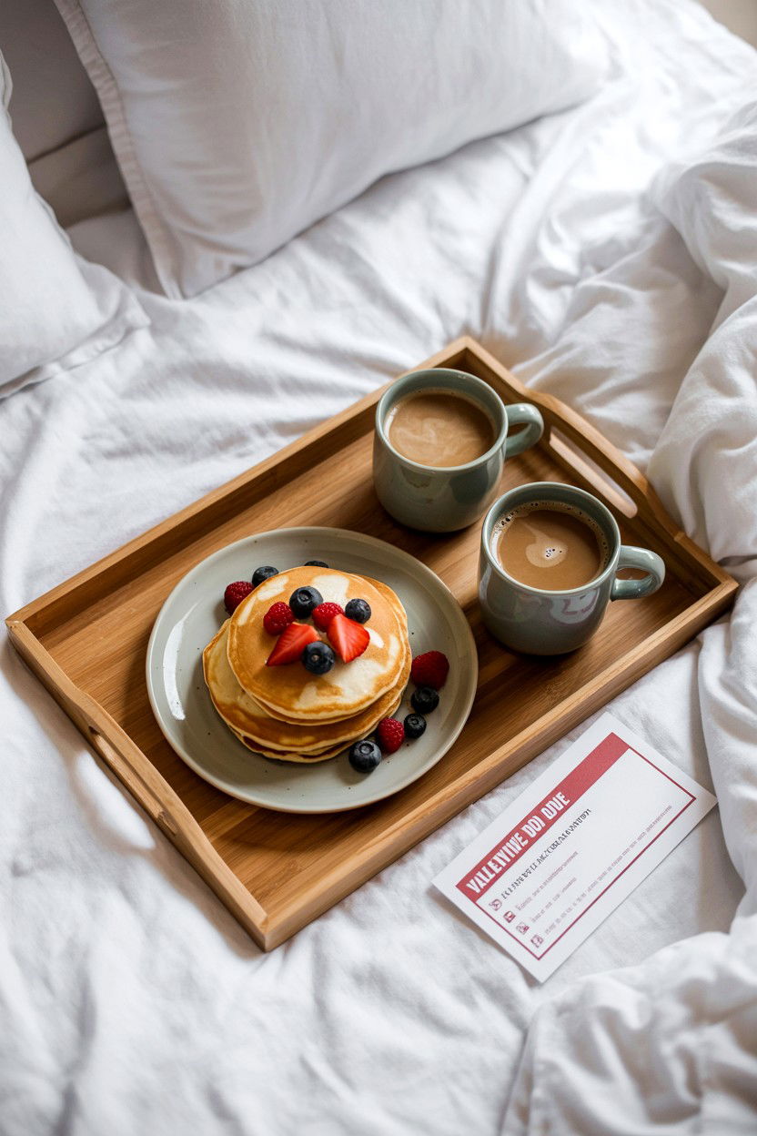 Breakfast in bed voucher - 25 Valentine's Day Love Coupon Ideas