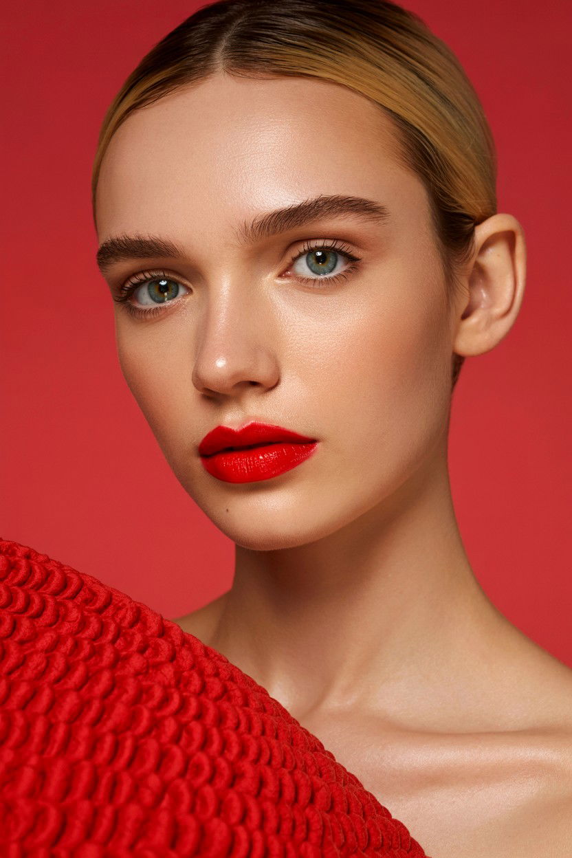 Bright Red Lipstick - 25 Red Lip Valentine's Day Looks