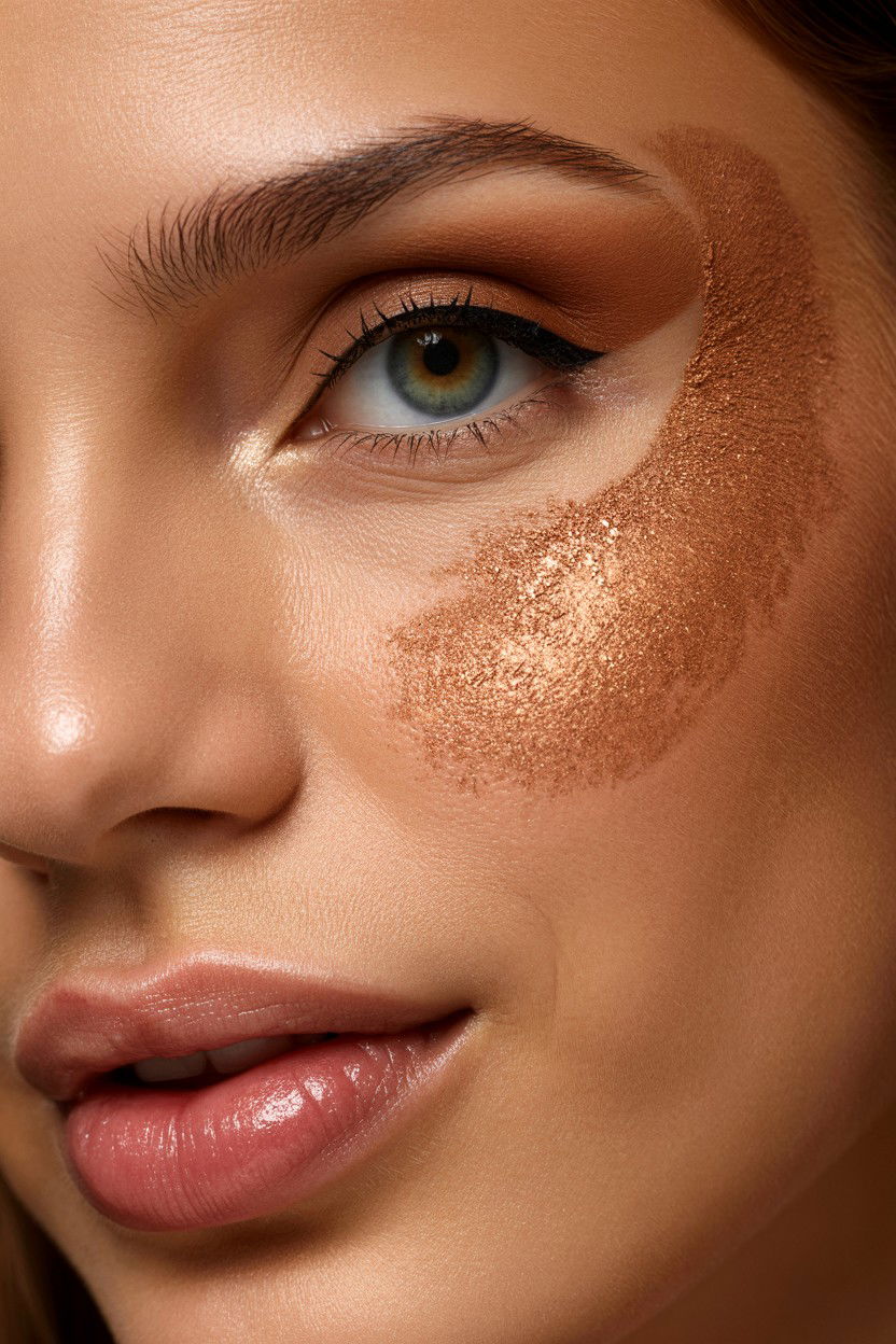 Bronze Cheek Highlight - 25 Valentine's Day Bronzer Looks