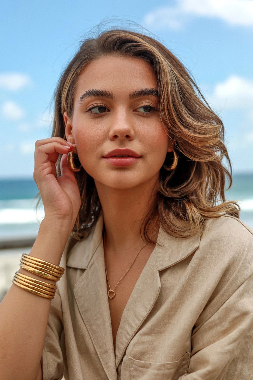 Bronzed Natural Face - 25 Natural Valentine's Day Makeup Looks