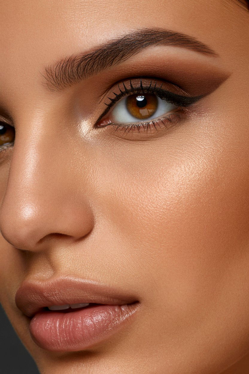 Brown Smokey Eye - 25 Valentine's Day Makeup for Beginners