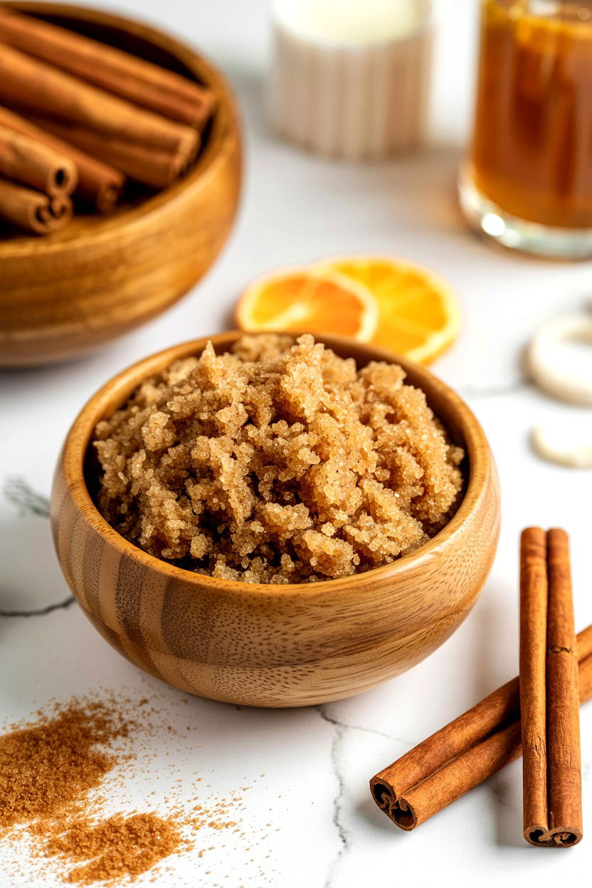 Brown Sugar Cinnamon Scrub - 25 Valentine's Day Body Scrub Ideas