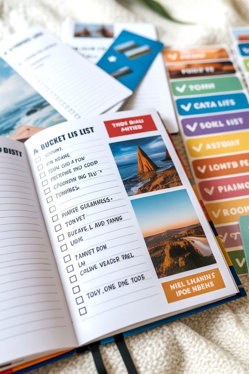 Bucket list book - 25 Valentine's Day Memory Album Ideas