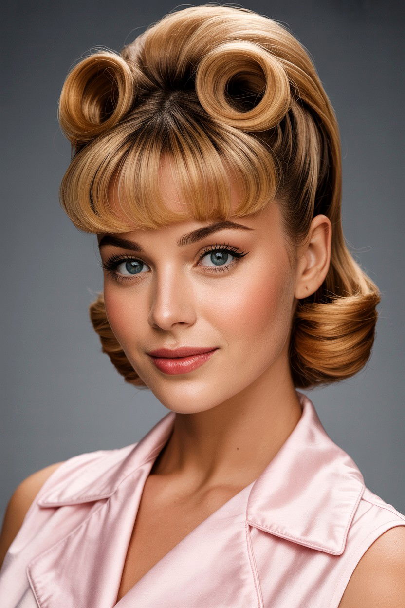 Bumper Bangs - 25 Valentine's Day Vintage Hair Ideas