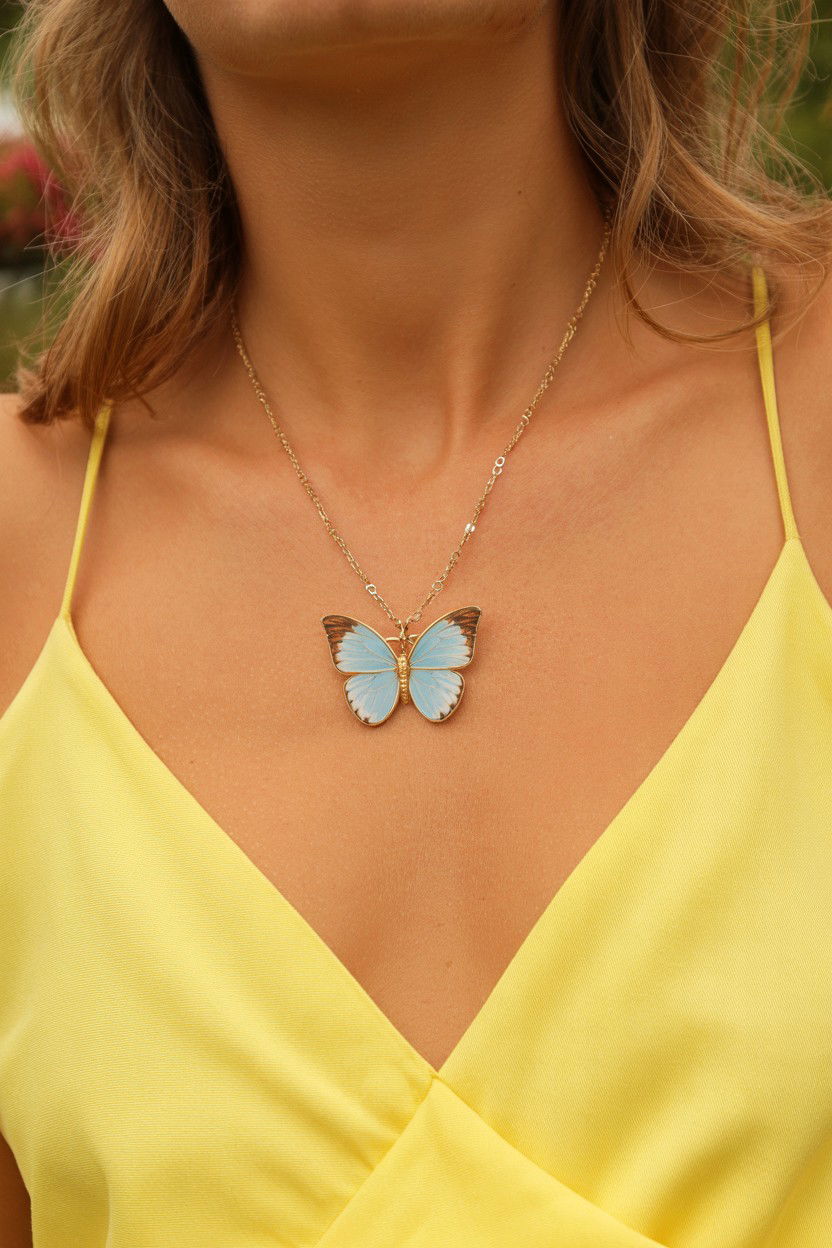 Butterfly Pendant - 25 Valentine's Day Necklace Ideas