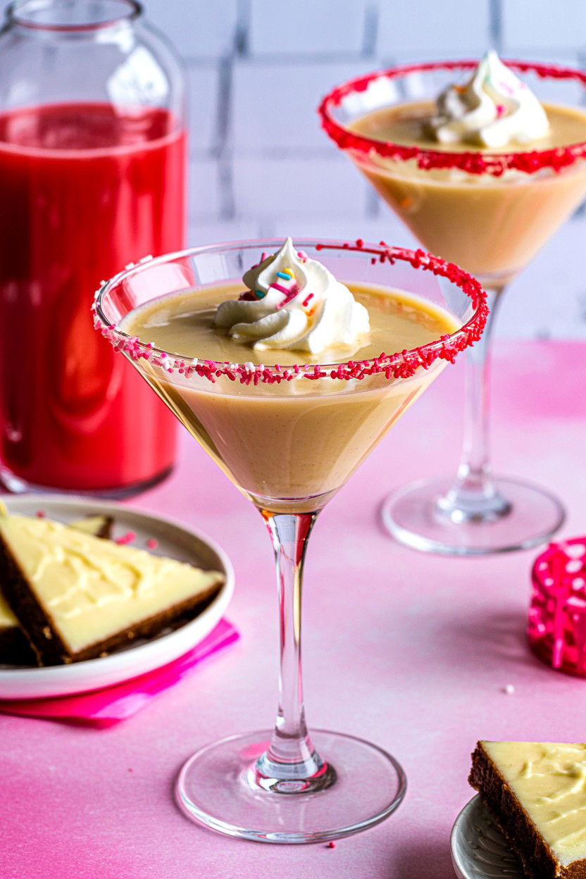 Cake Batter Martini - 25 Valentine's Day Martini Ideas