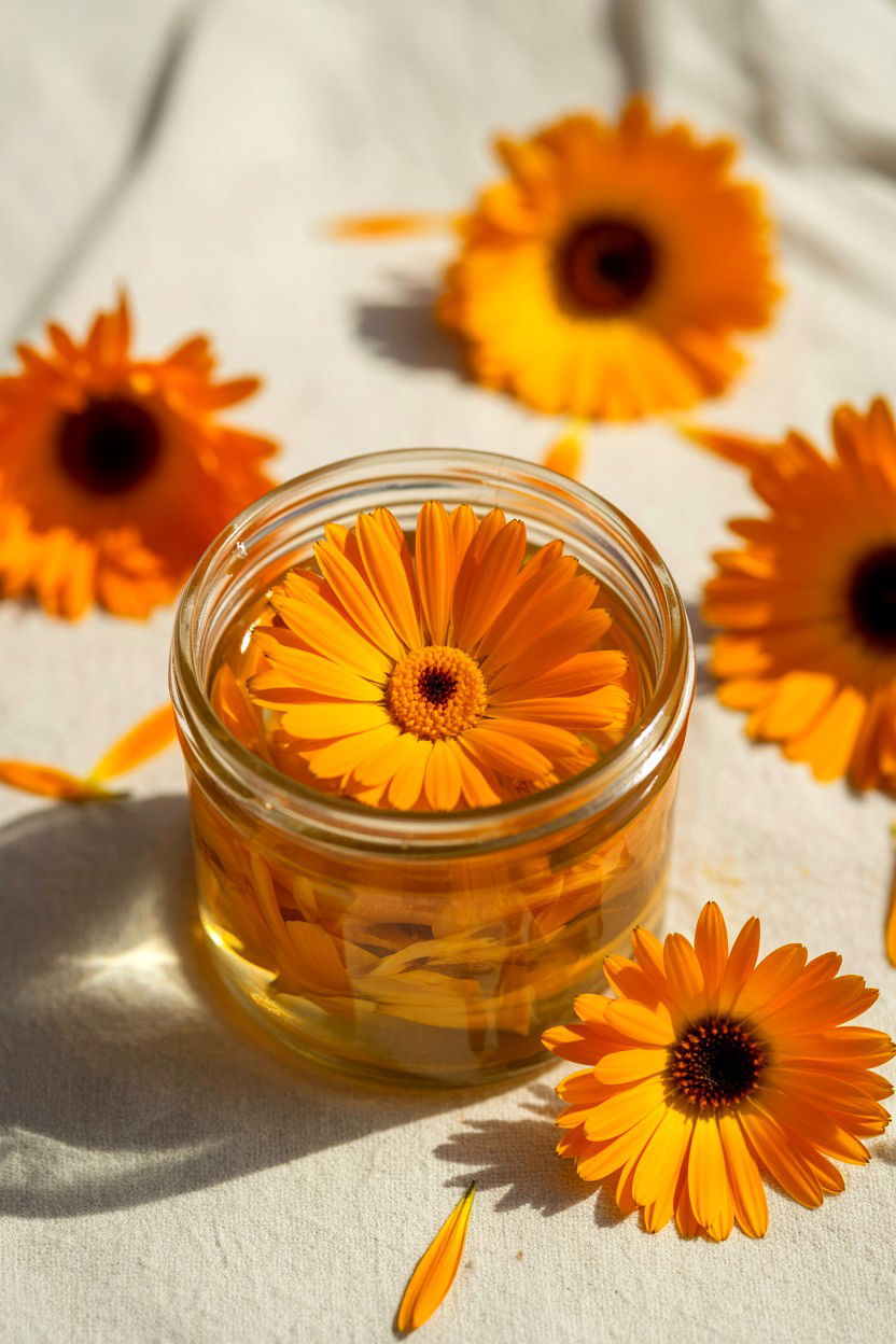 Calendula Flower Soak - 25 Valentine's Day Bath Soak Ideas