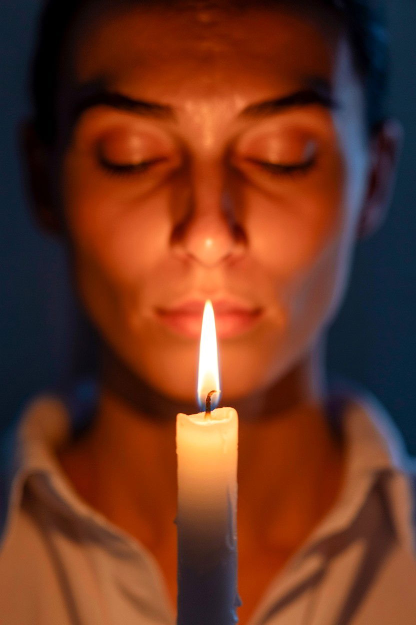 Candle Gazing Meditation - 25 Valentine's Day Meditation Ideas