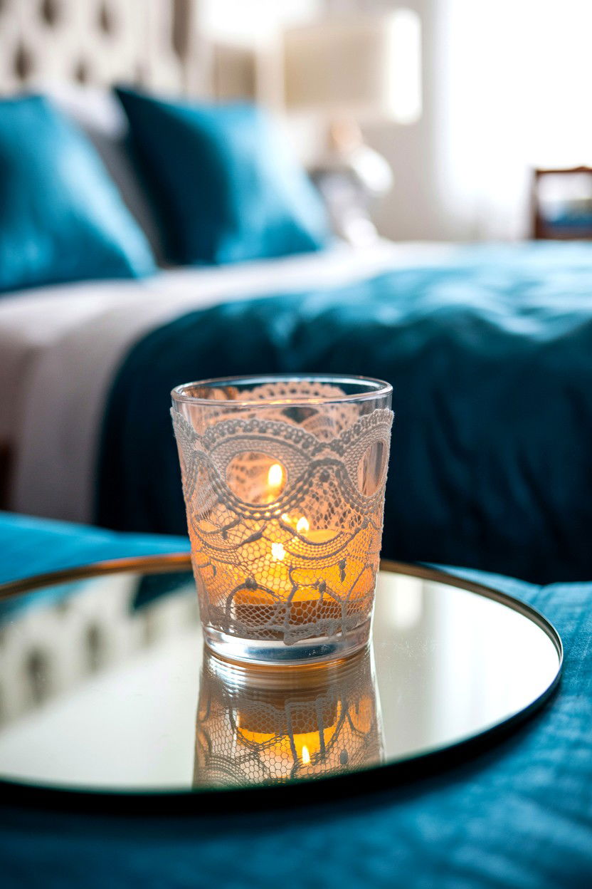 Candle Holder - 25 Dollar Store Valentine's Day Decor Ideas