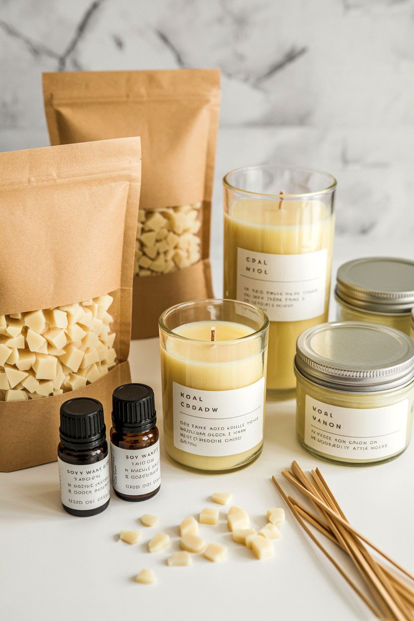 Candle Making Starter Kit - 25 Valentine's Day Candle Gift Basket Ideas