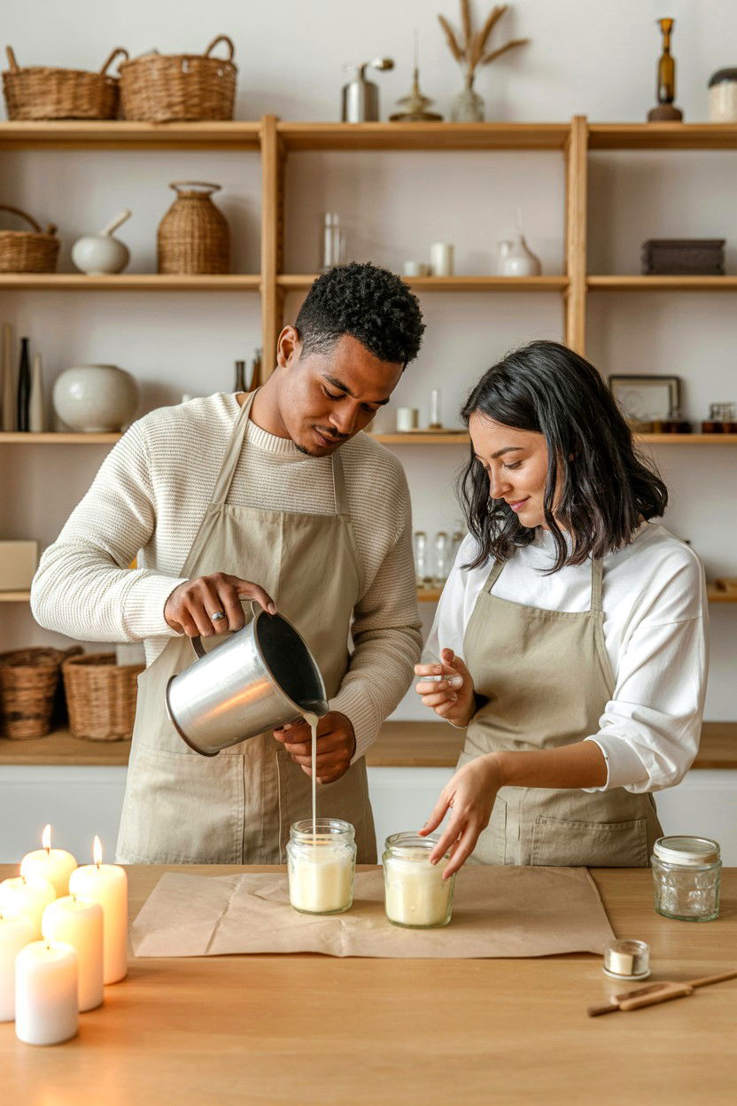 Candle Making Workshop - 25 Valentine's Day Experience Gift Ideas