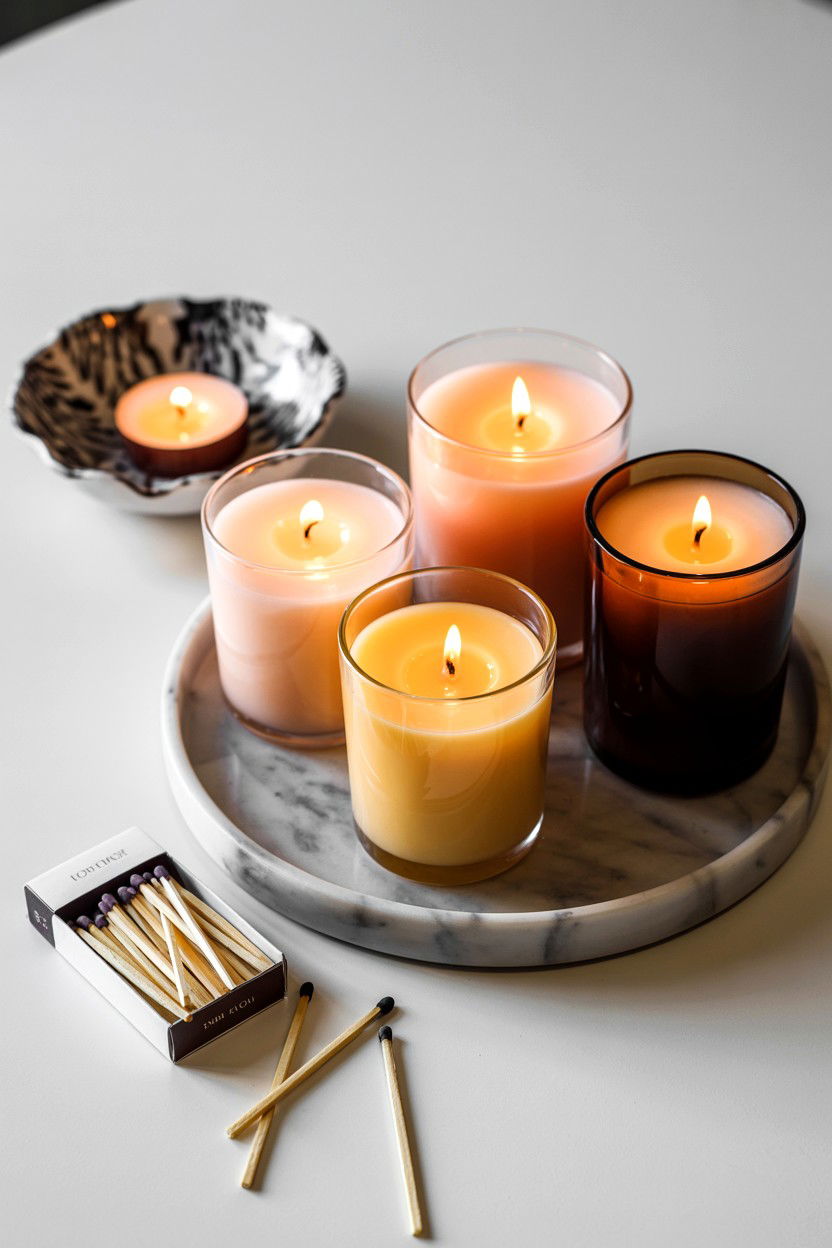 Candle lighting - 25 Valentine's Day Self Care Routine Ideas