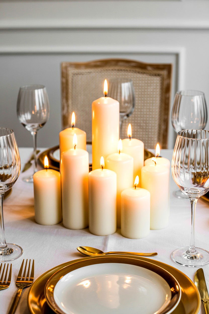 Candlelit Home Dinner - 25 Valentine's Day Sweet Surprise Ideas