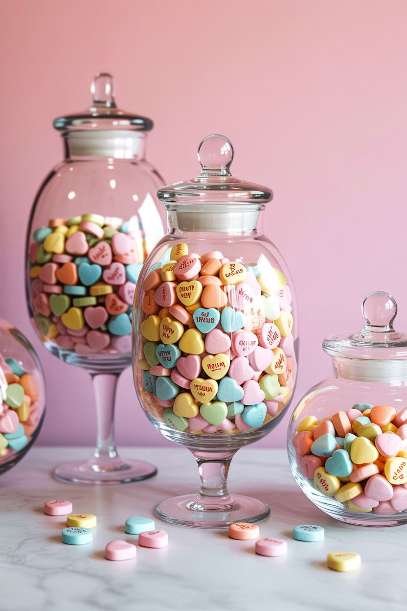 Candy Heart Jar - 25 Valentine's Day Mini Session Ideas
