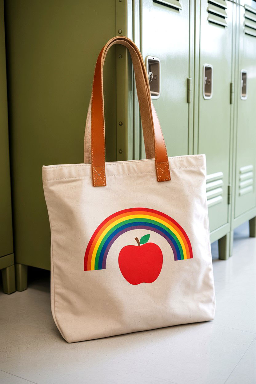 Canvas Tote Bag - 25 Easy Valentine's Day Teacher Gift Ideas