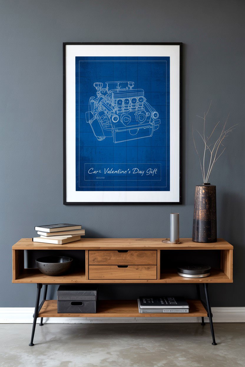 Car Themed Wall Art - 25 Car Lover Valentine's Day Gifts