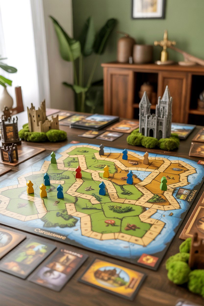 Carcassonne Board Game - 25 Valentine's Day Board Game Ideas