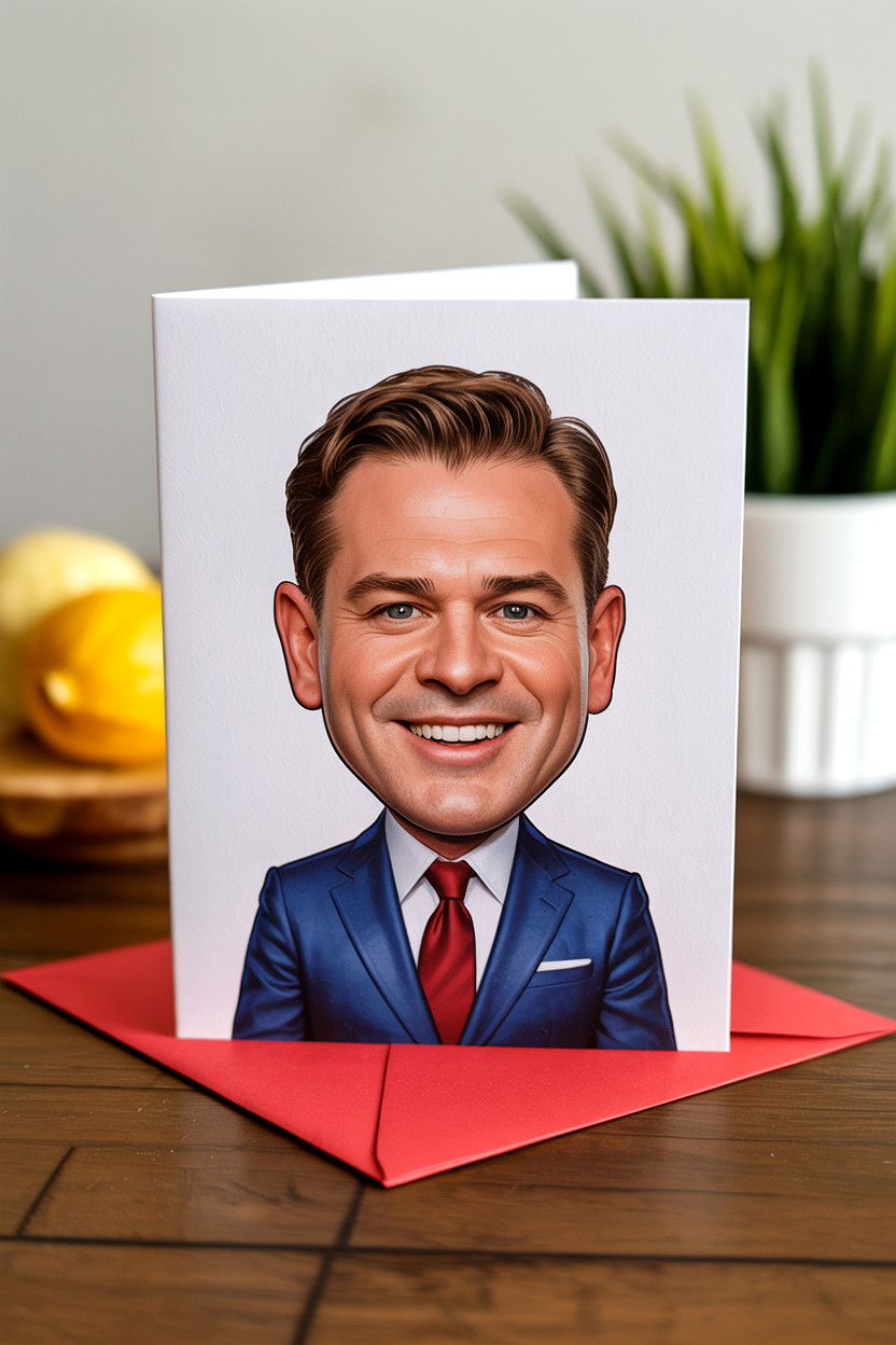 Caricature Greeting Card - 25 Valentine's Day Caricature Gift Ideas