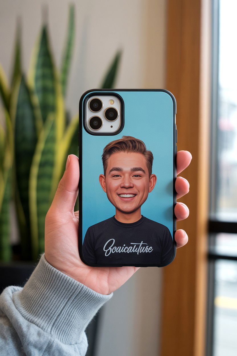 Caricature Phone Case - 25 Valentine's Day Caricature Gift Ideas