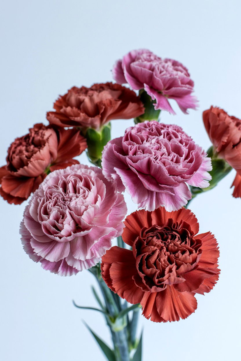 Carnation flower bouquet - 25 Valentine's Day Bouquet Ideas