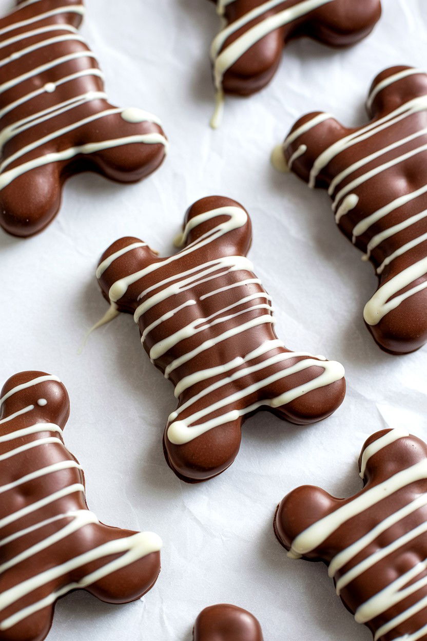 Carob dog cookies - 25 Valentine's Day Pet Treat Ideas