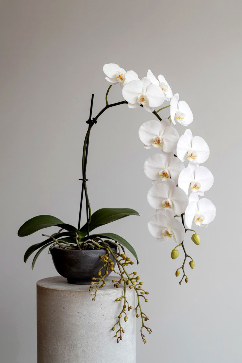Cascading Orchid Stem - 25 Valentine's Day Orchid Ideas