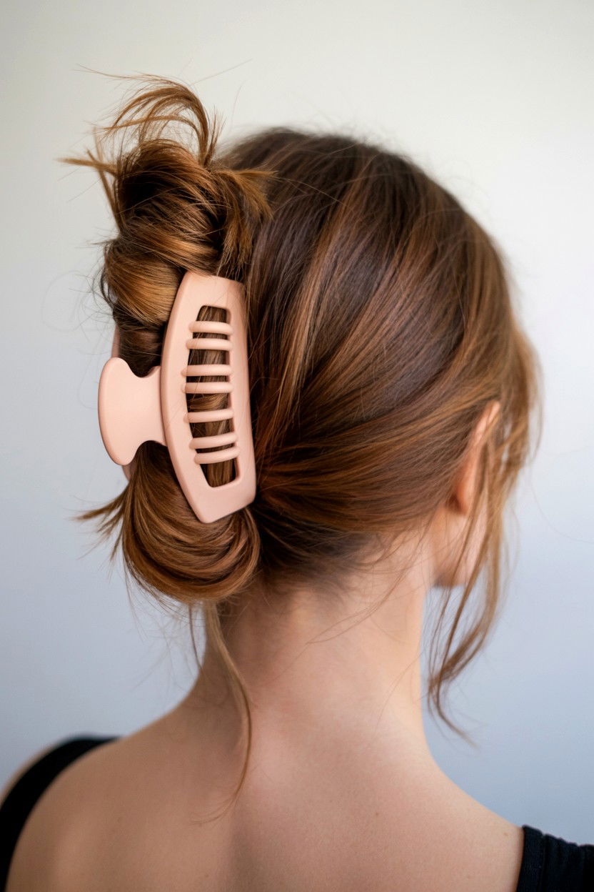 Casual French Twist - 25 Valentine's Day French Twist Ideas