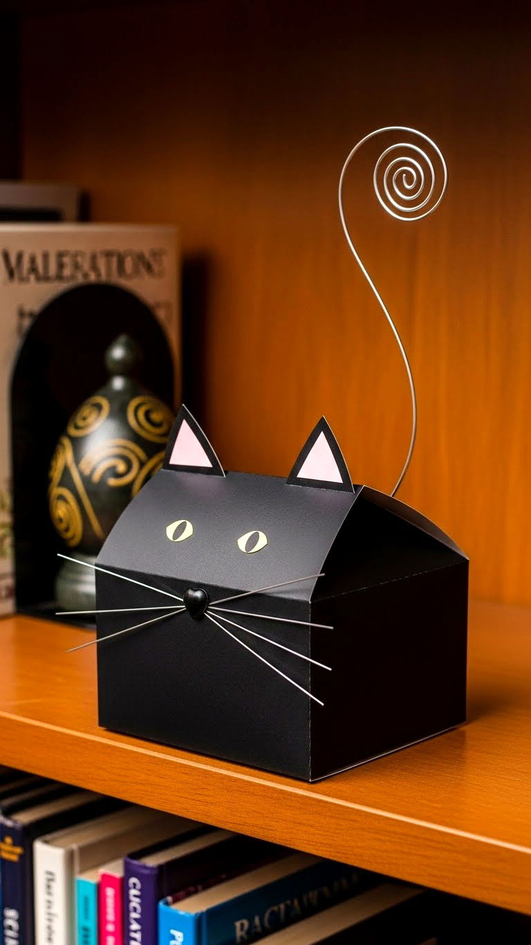 Cat Valentine Box - 25 valentine's day box ideas