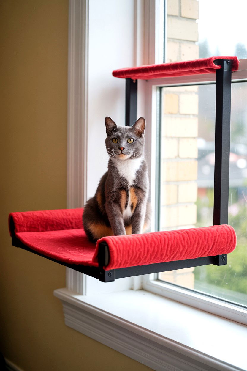Cat Window Perch - 25 Valentine's Day Pet Gift Ideas