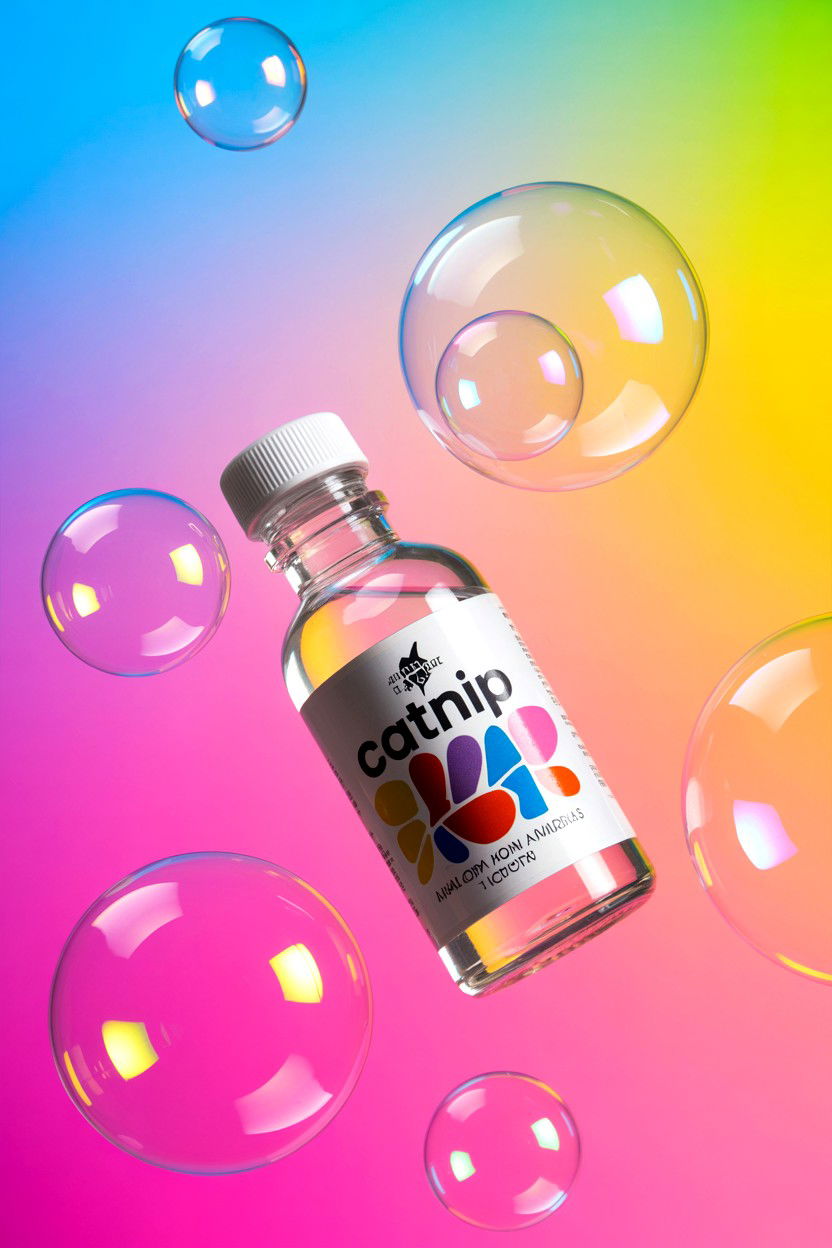 Catnip Bubbles - 25 Valentine's Day Ideas for Cats