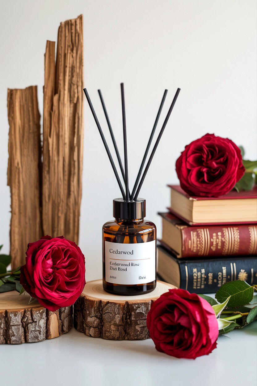 Cedarwood and rose diffuser blend - 25 Valentine's Day Diffuser Blend Ideas