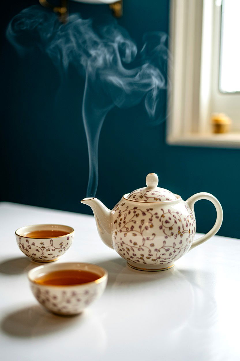 Ceramic Tea Set - 25 Sentimental Valentine's Day Gifts for Girlfriend