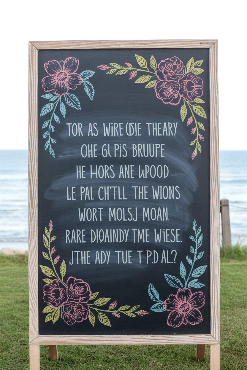 Chalkboard Photo Backdrop - 25 Valentine's Day Party Backdrop Ideas