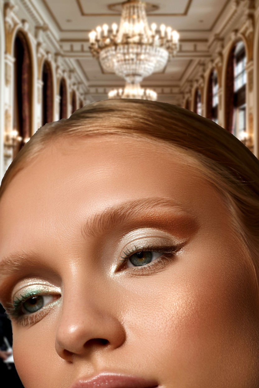 Champagne Shimmer - 25 Easy Valentine's Day Makeup Looks