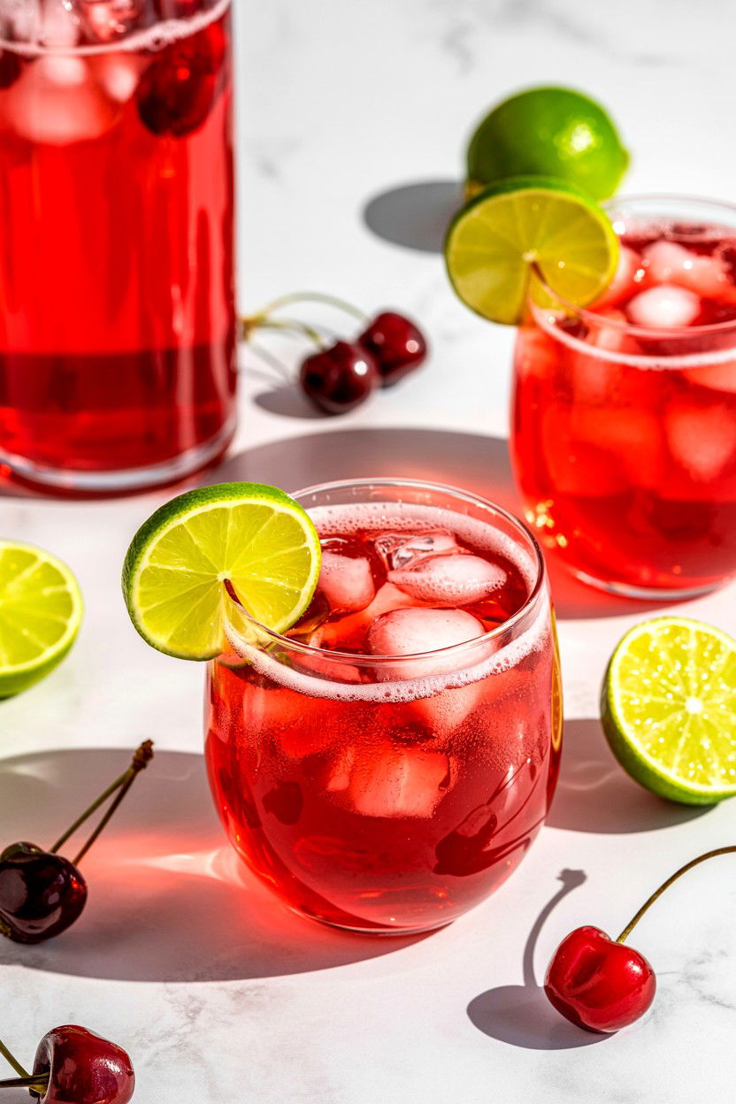 Cherry Limeade Vodka - 25 Valentine's Day Cocktail Recipes