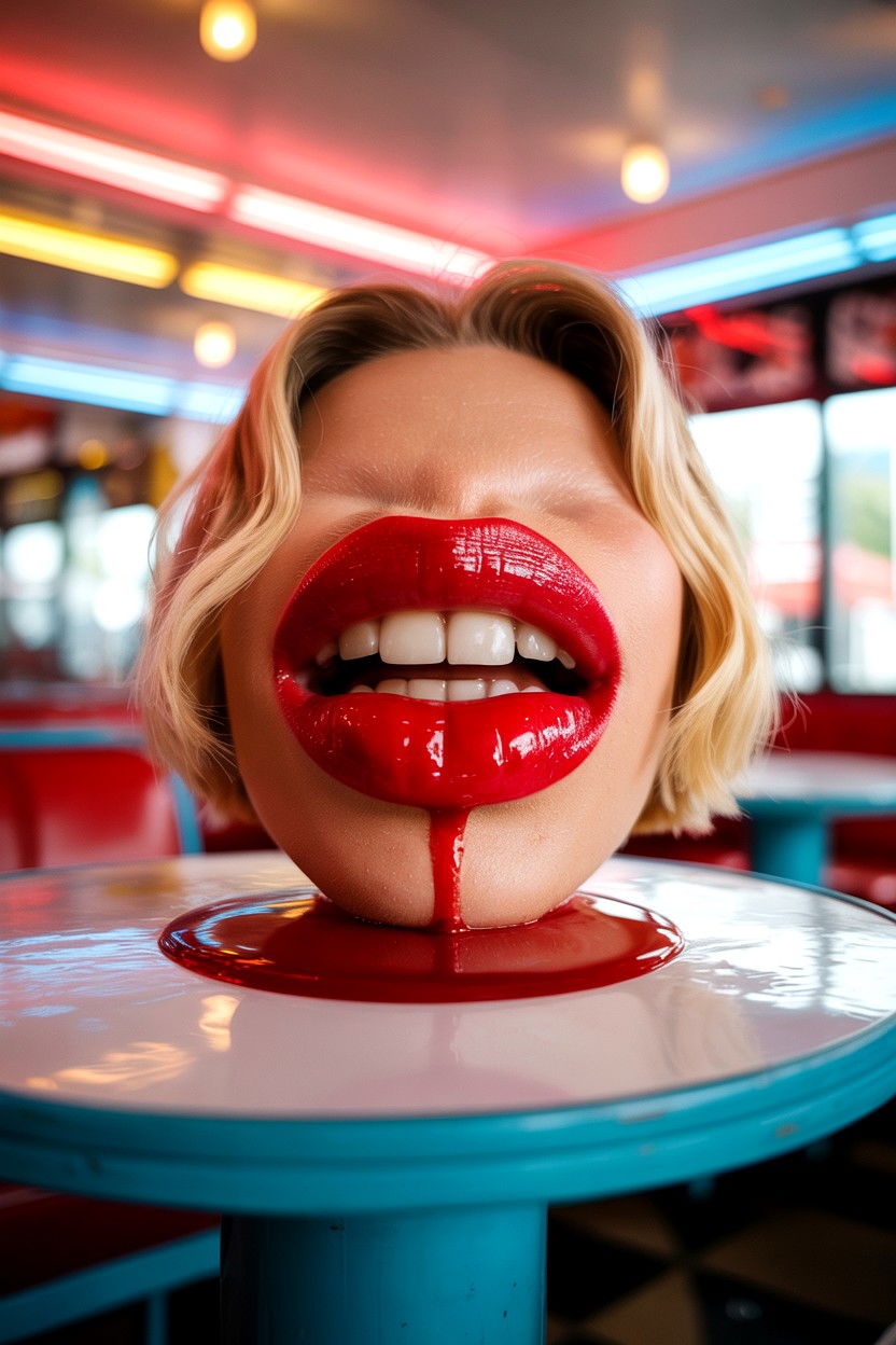 Cherry Lips - 25 Easy Valentine's Day Makeup Looks