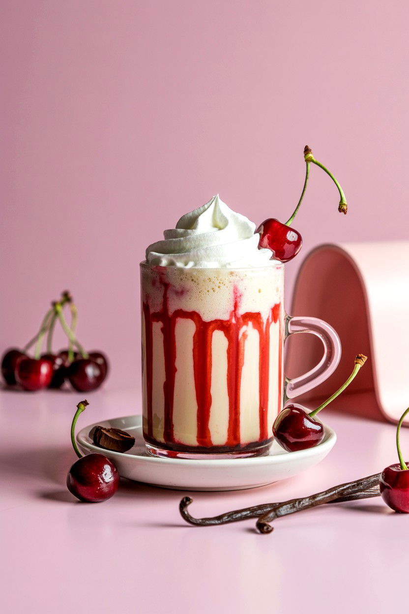 Cherry Vanilla Espresso - 25 Valentine's Day Espresso Drink Ideas