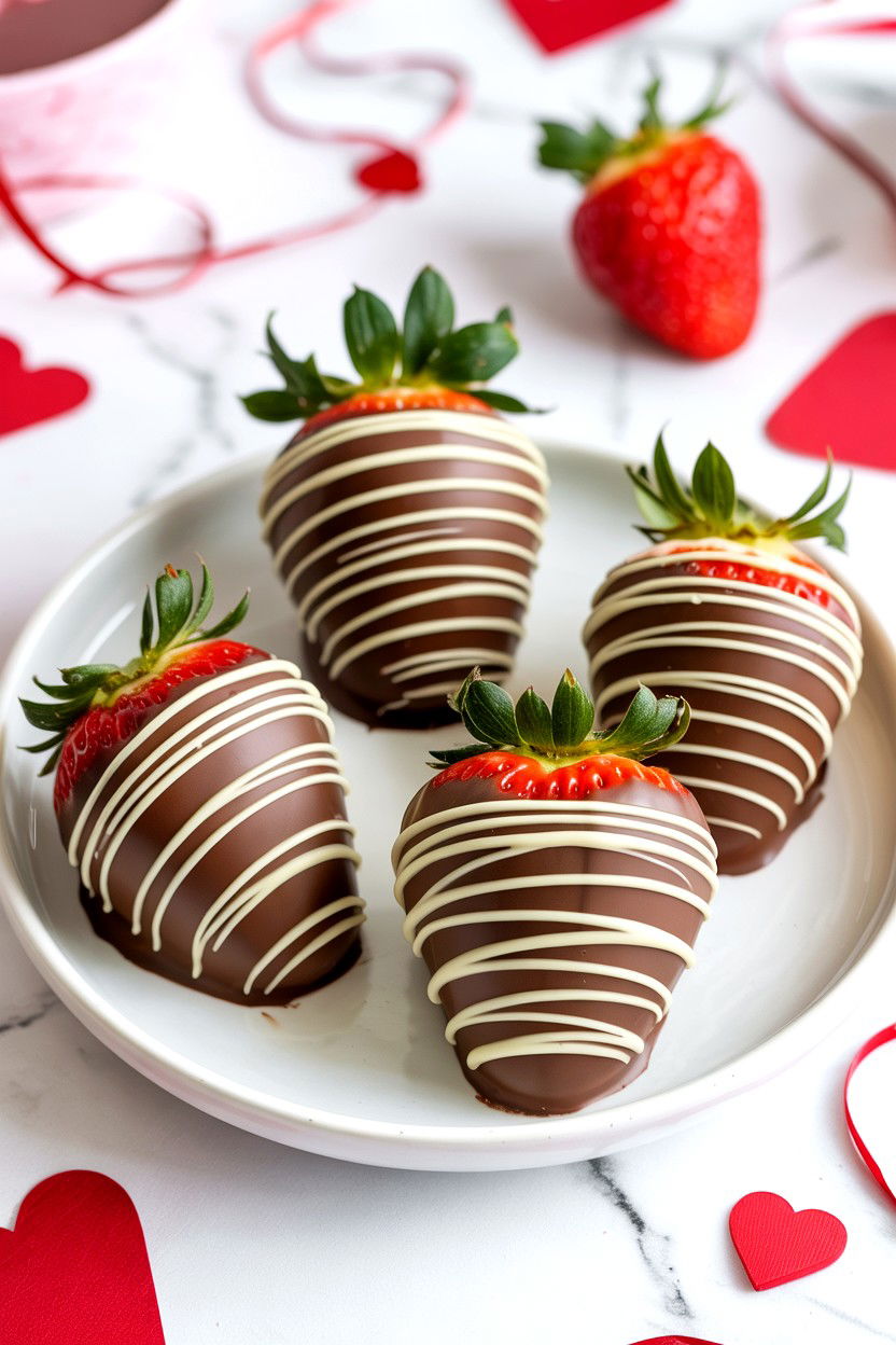 Chocolate Covered Strawberries - 25 Valentine's Day Pictionary Ideas