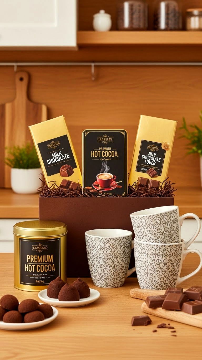 Chocolate Lover Gift Basket - 25 valentine's day basket ideas