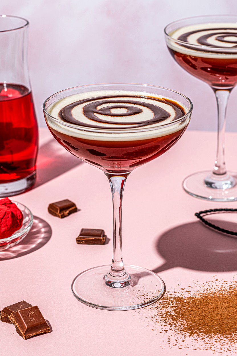 Chocolate Rum Martini - 25 Valentine's Day Rum Cocktails