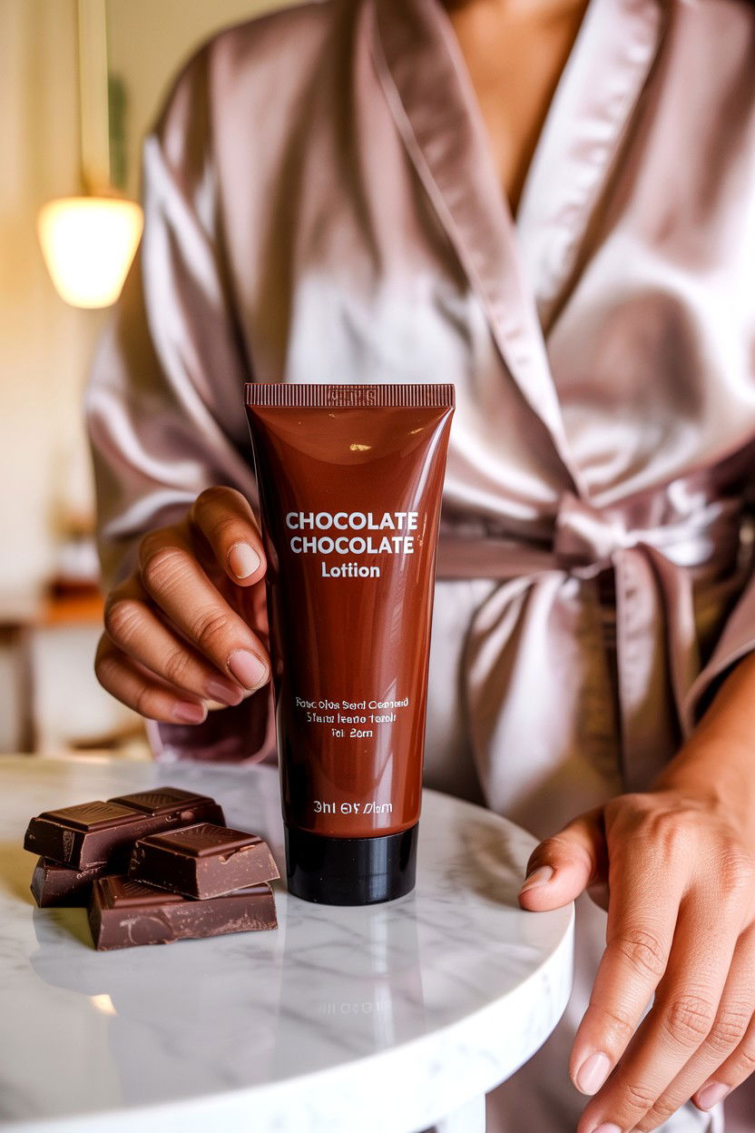 Chocolate Scented Lotion - 25 Valentine's Day Romantic Scent Ideas