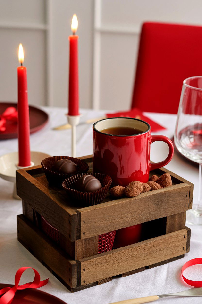 Chocolate Tea Pairing Basket - 25 Valentine's Day Tea Gift Basket Ideas