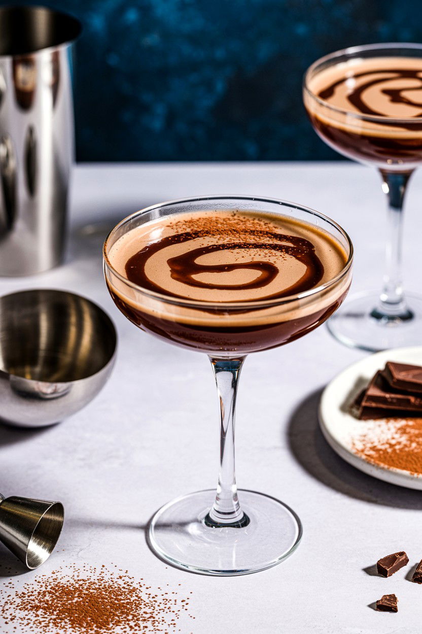Chocolate Tequila Martini - 25 Valentine's Day Tequila Cocktails